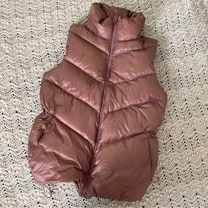 Athleta Women's Quilted Vest - Dusty Rose